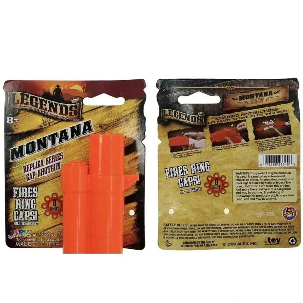 NEW Legends Montana Rancher's Toy Cap Gun Pump Action Shotgun *Retired